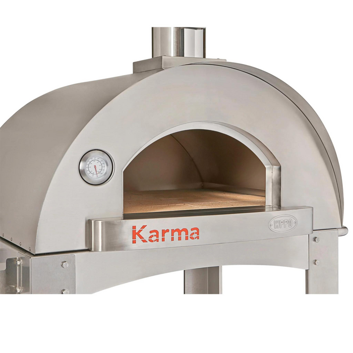 WPPO Karma 32 Professional Countertop Wood-Fired Pizza Oven - WKK-02S-304SS