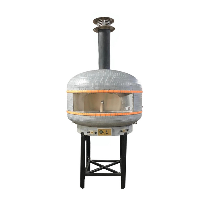 WPPO 40-Inch Professional Lava Digital Controlled Wood-Fired Pizza Oven With Convection Fan WKPM-D100