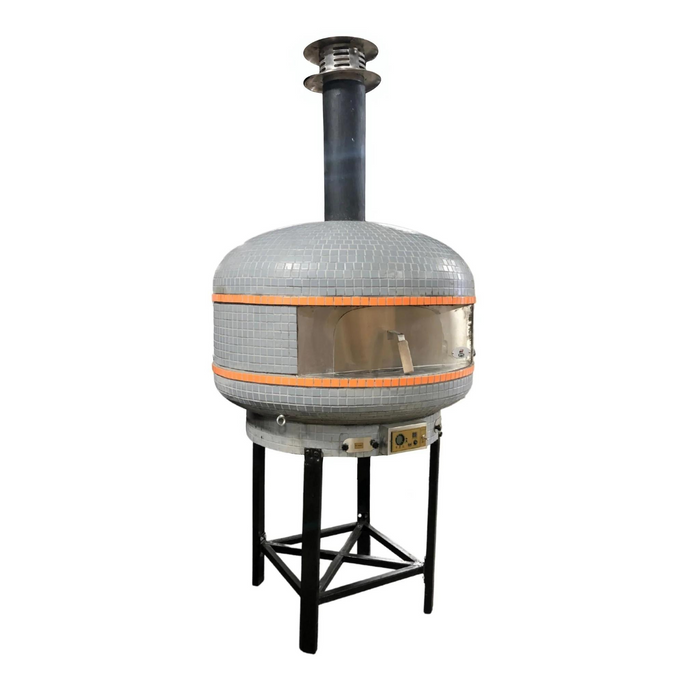 WPPO 40-Inch Professional Lava Digital Controlled Wood-Fired Pizza Oven With Convection Fan WKPM-D100