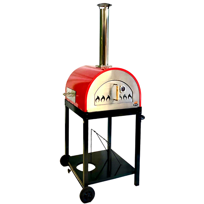 WPPO Hybrid 25-Inch Wood-Fired or Gas-Powered Pizza Oven - WKE-04WG