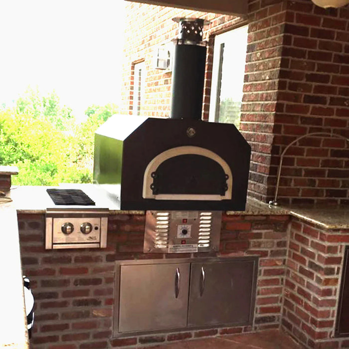 Chicago Brick Oven CBO-750 Hybrid Residential Countertop Pizza Oven 38" x 28" Cooking Surface CBO-O-CT-750-HYB without skirt