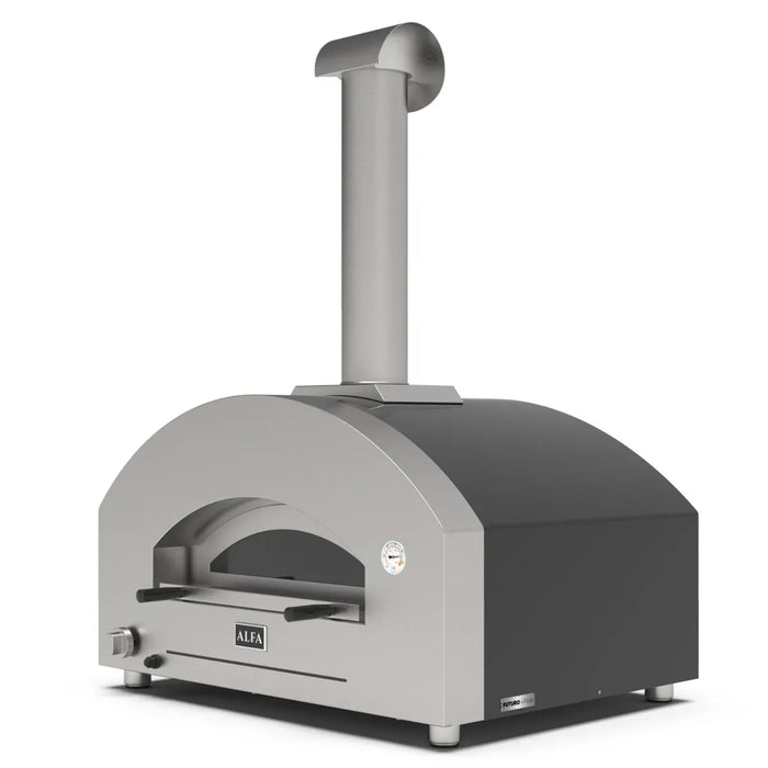 Alfa Futuro 4 Pizze Countertop Gas-Powered Pizza Oven FXFT-4P-MSB-U